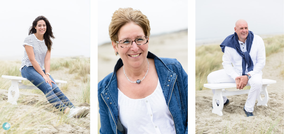 Familie shoot op strand Hoek van Holland
