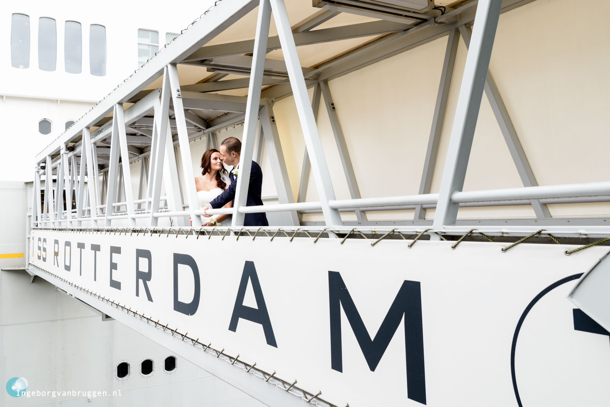 Trouwfotografie Bruidsfotografie Stadhuis en SS Rotterdam