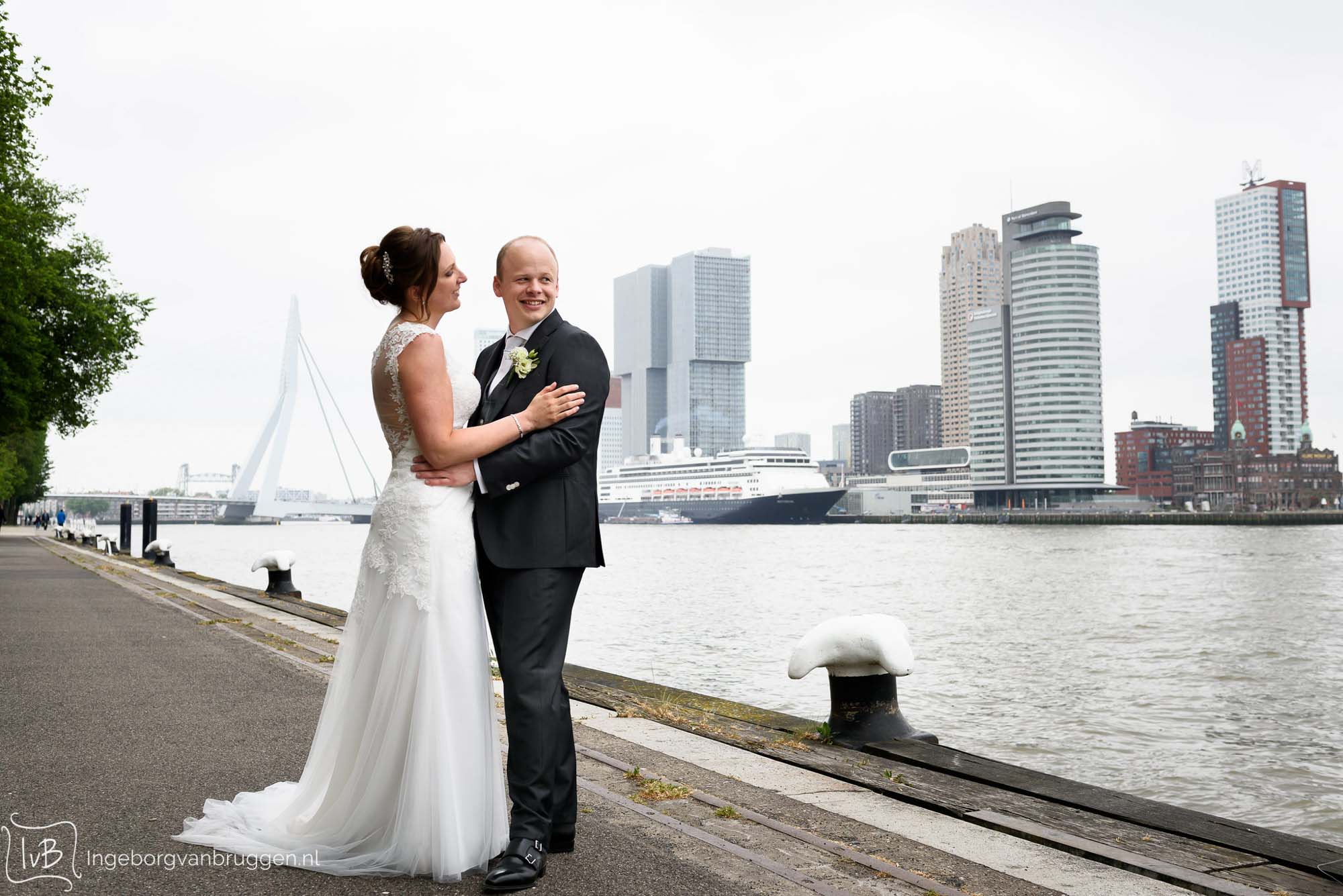 Bruidsfotografie Dudok Heerenhuys Rotterdam