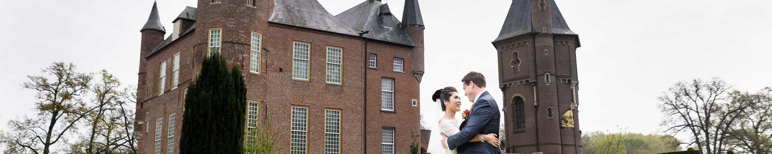 Fotoshoot in een kasteel