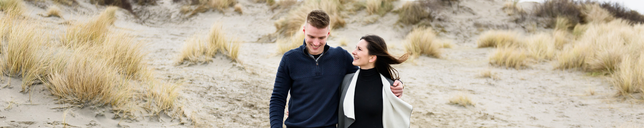 Fotoshoot op strand